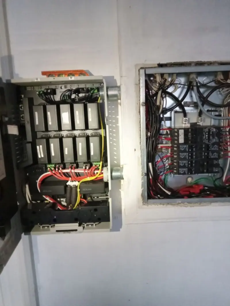 Electrical panel upgrade completed for Ring Doorbell Installation in West Providence